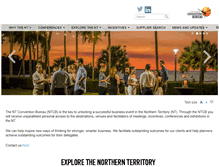 Tablet Screenshot of ntconventions.com.au